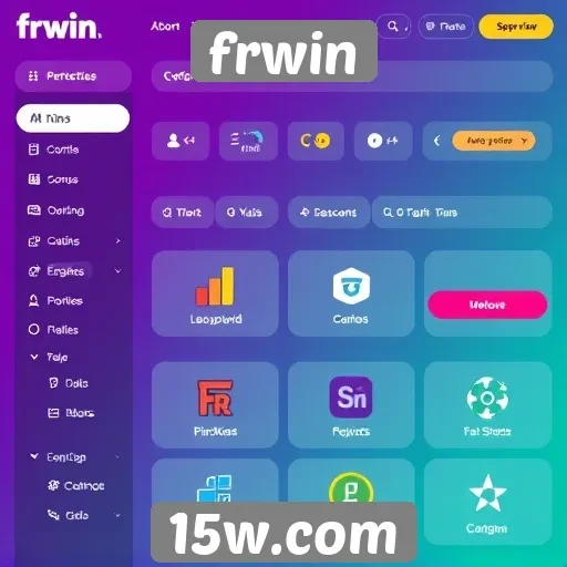 interface do site frwin é otimizada para usuários