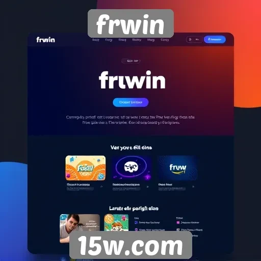 Análise da interface do usuário do site frwin