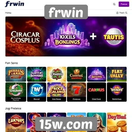 frwin se destaca pela variedade de jogos disponíveis